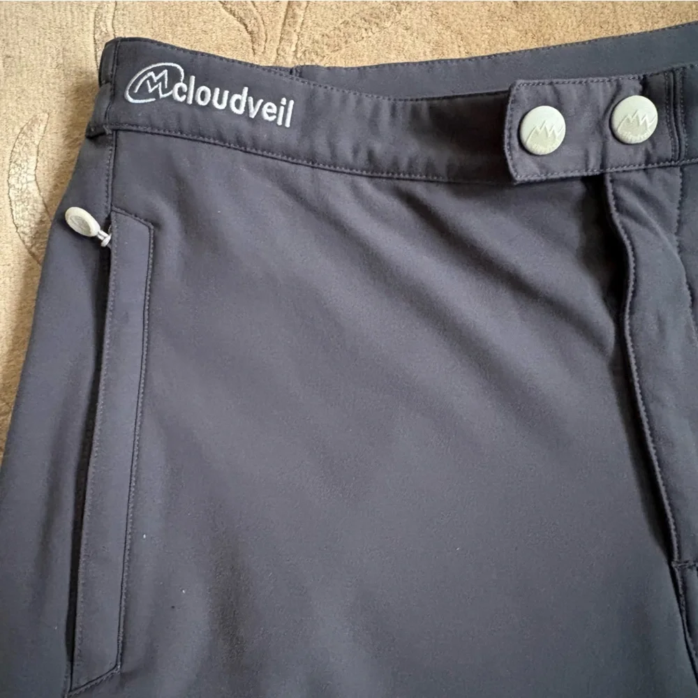 Cloudveil Snow Pants, Outdoor Climbing Ski Snowboard, Gray, Women’s SZ L, 33” IS